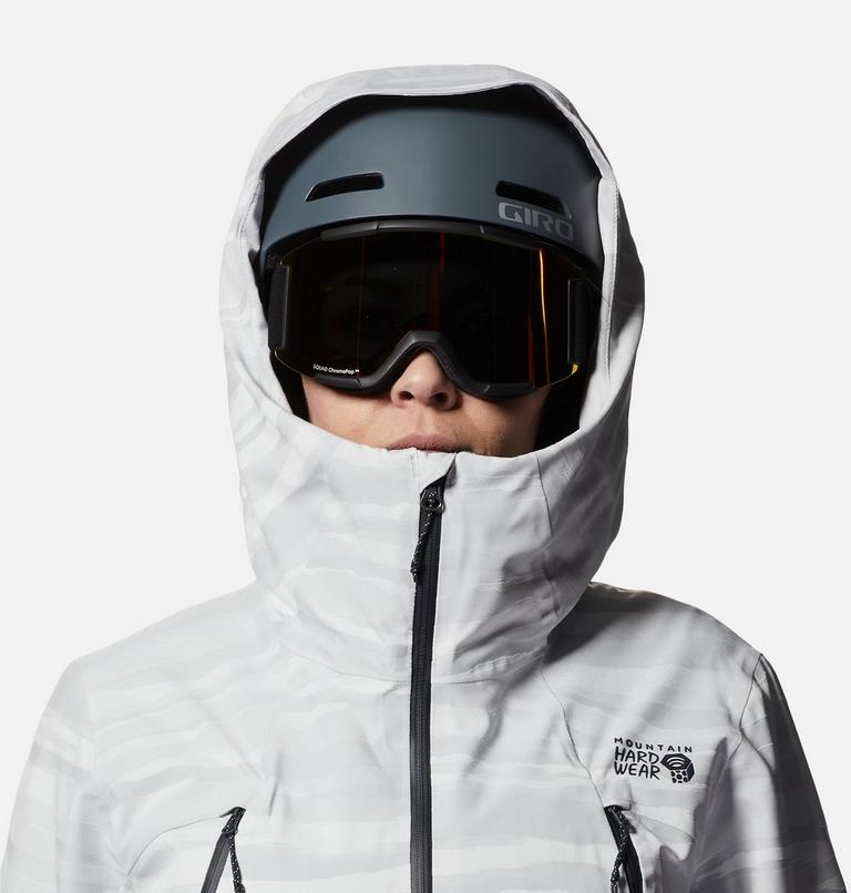 Manteau Powder Quest Femme, Color: Glacial Jacquard, image 4