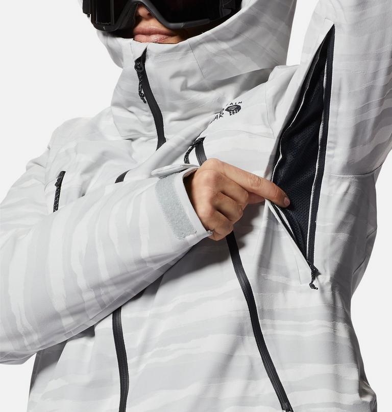 Manteau Powder Quest Femme, Color: Glacial Jacquard, image 7
