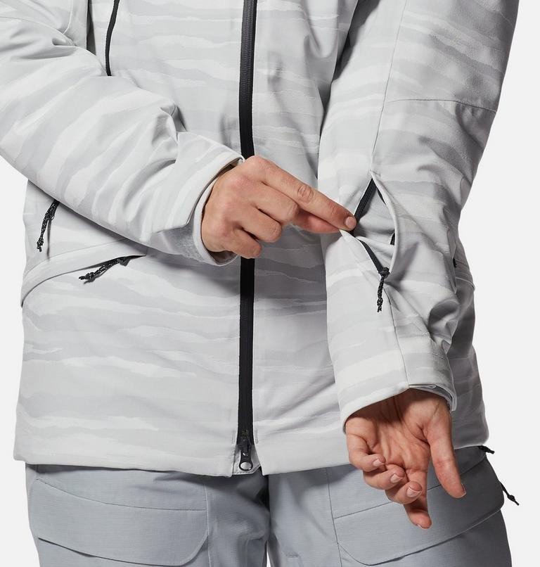 Manteau Powder Quest Femme, Color: Glacial Jacquard, image 8