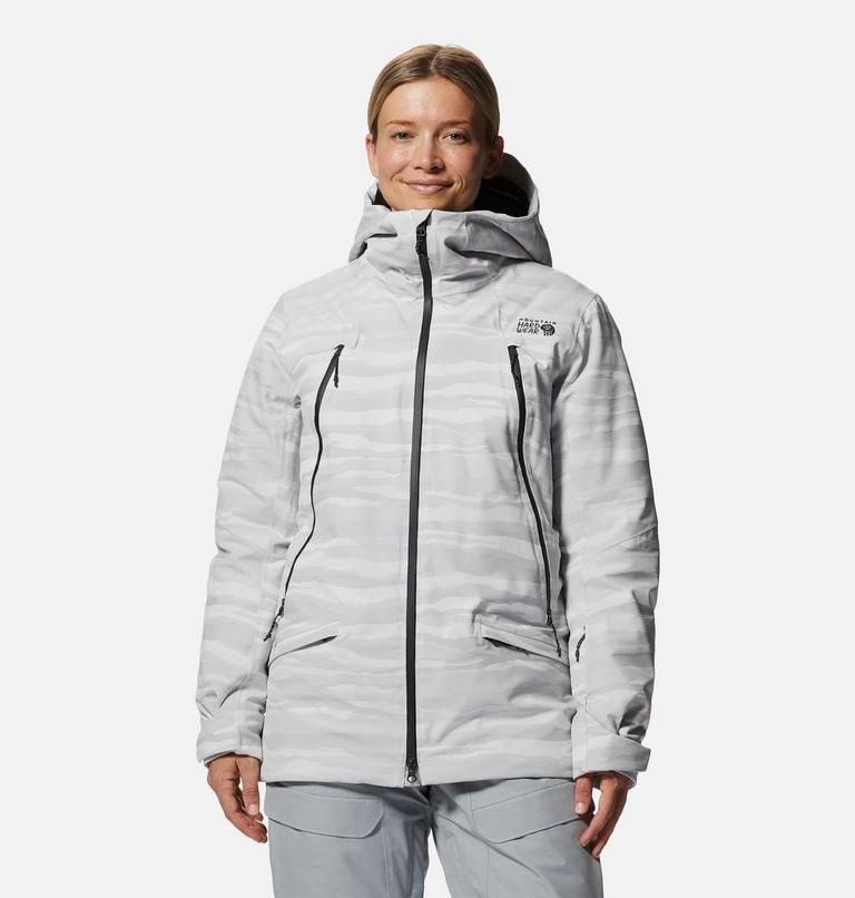 Manteau Powder Quest Femme, Color: Glacial Jacquard, image 1
