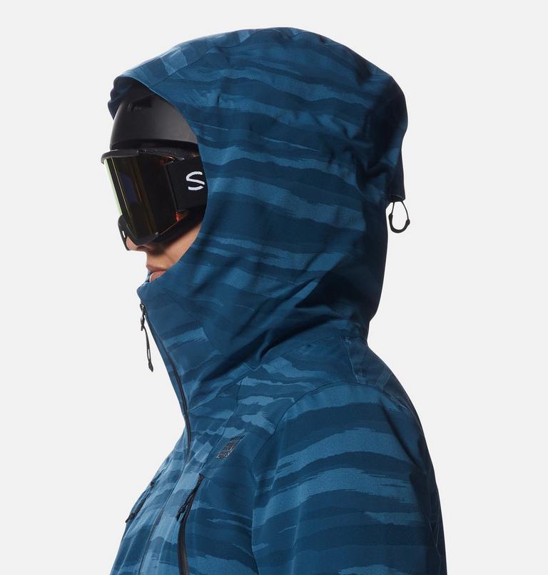 Women's Powder Quest Jacket, Color: Dark Caspian, image 5