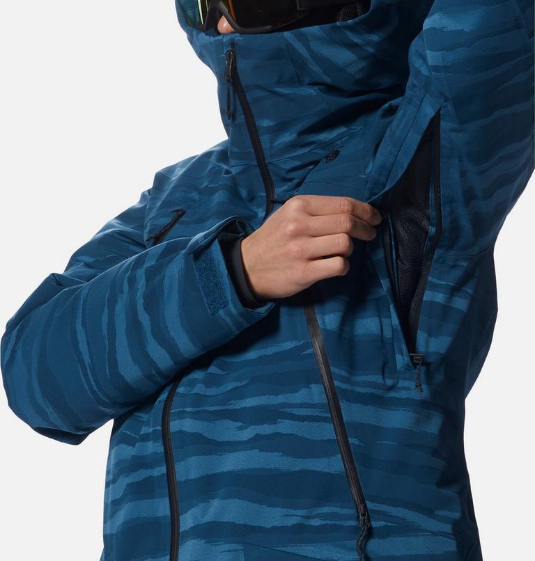 Women's Powder Quest Jacket, Color: Dark Caspian, image 7