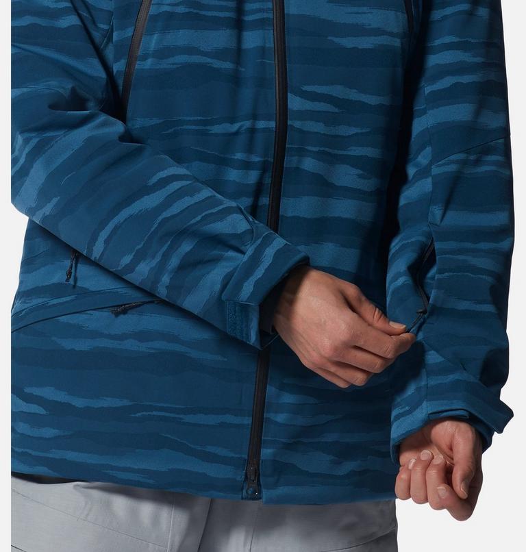 Women's Powder Quest Jacket, Color: Dark Caspian, image 8