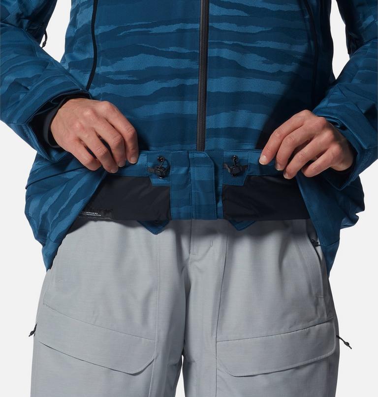 Women's Powder Quest Jacket, Color: Dark Caspian, image 9