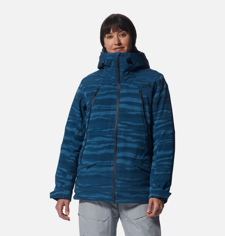 Women's Powder Quest Jacket, Color: Dark Caspian, image 1
