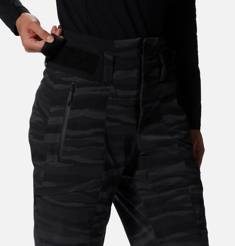 Pantalon Powder Quest Femme, Color: Black Paintstrokes Print, image 6