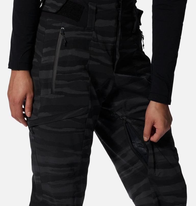 Pantalon Powder Quest Femme, Color: Black Paintstrokes Print, image 7