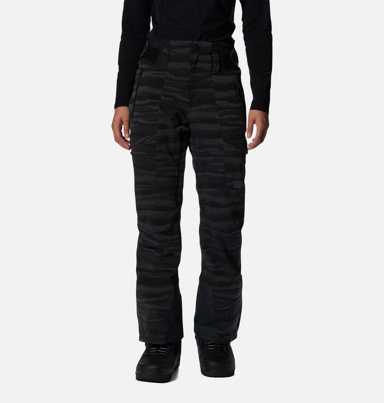 Pantalon Powder Quest Femme, Color: Black Paintstrokes Print, image 1