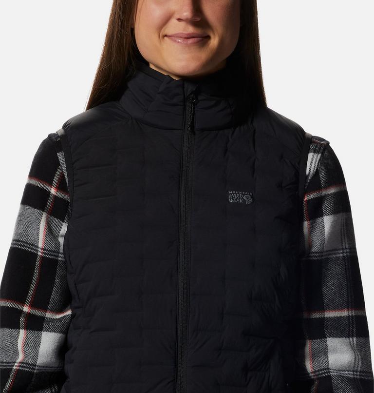 Women's Stretchdown Light Vest, Color: Black, image 4