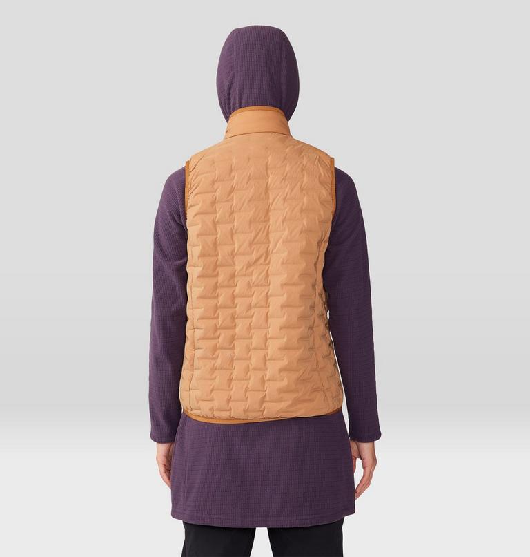Women's Stretchdown Light Vest, Color: Copper Clay, image 2