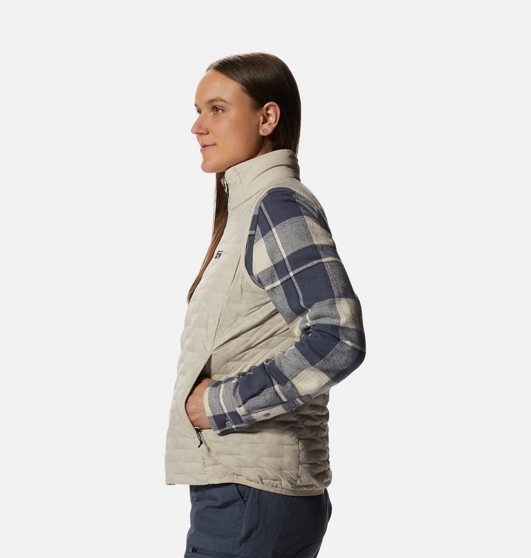 Women's Stretchdown Light Vest, Color: Wild Oyster, image 3