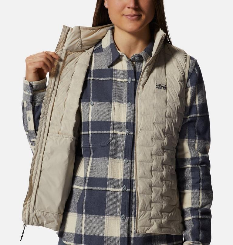 Women's Stretchdown Light Vest, Color: Wild Oyster, image 6