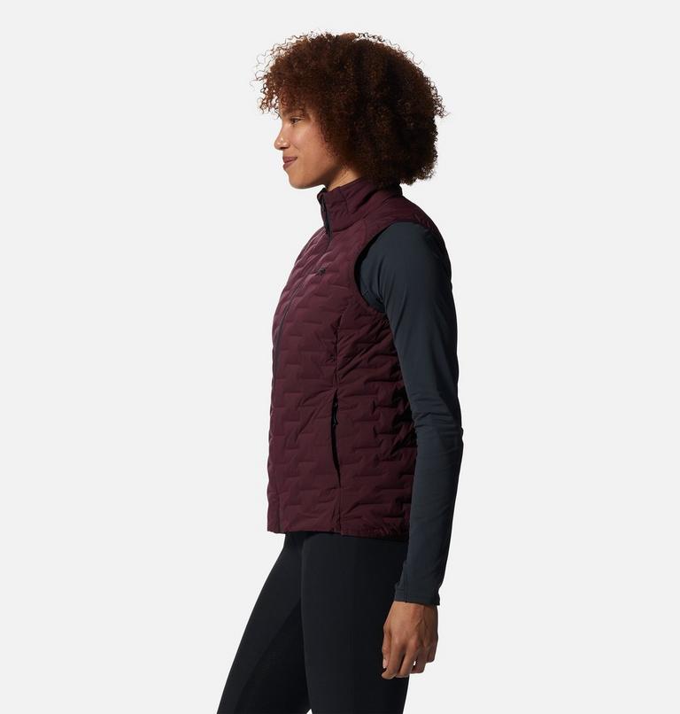 Women's Stretchdown Light Vest, Color: Cocoa Red, image 3