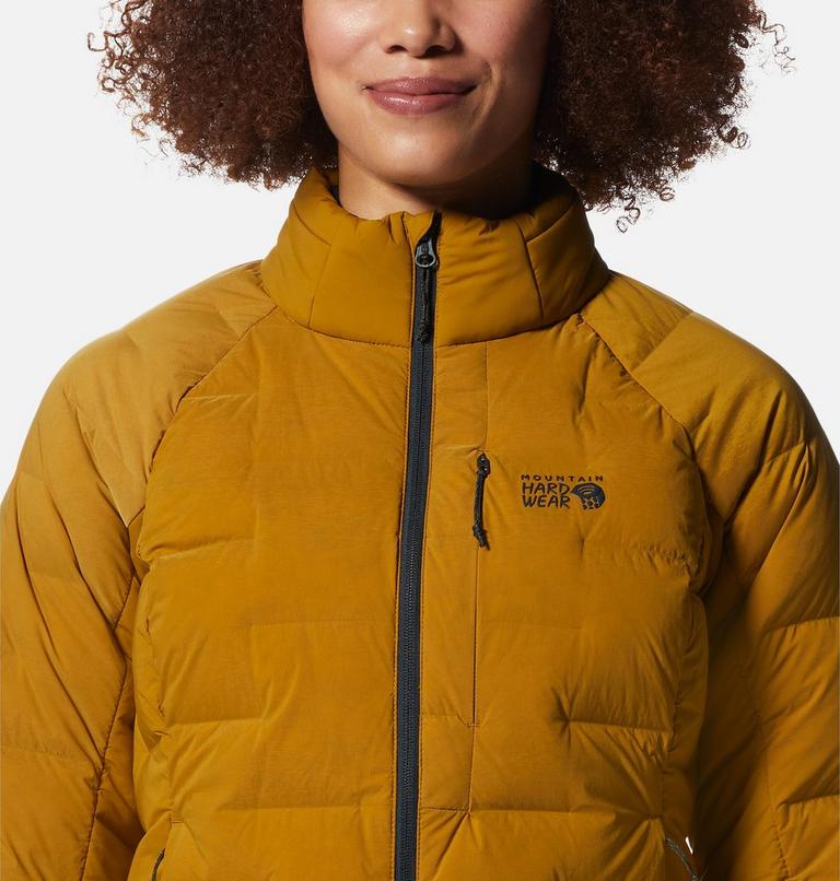 Manteau Stretchdown High-Hip Femme, Color: Olive Gold, image 4
