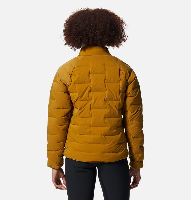 Manteau Stretchdown High-Hip Femme, Color: Olive Gold, image 2