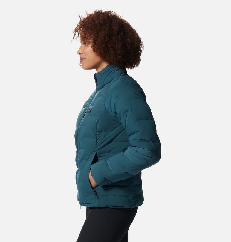 Manteau Stretchdown High-Hip Femme, Color: Dark Marsh, image 3