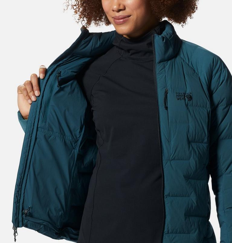 Manteau Stretchdown High-Hip Femme, Color: Dark Marsh, image 6