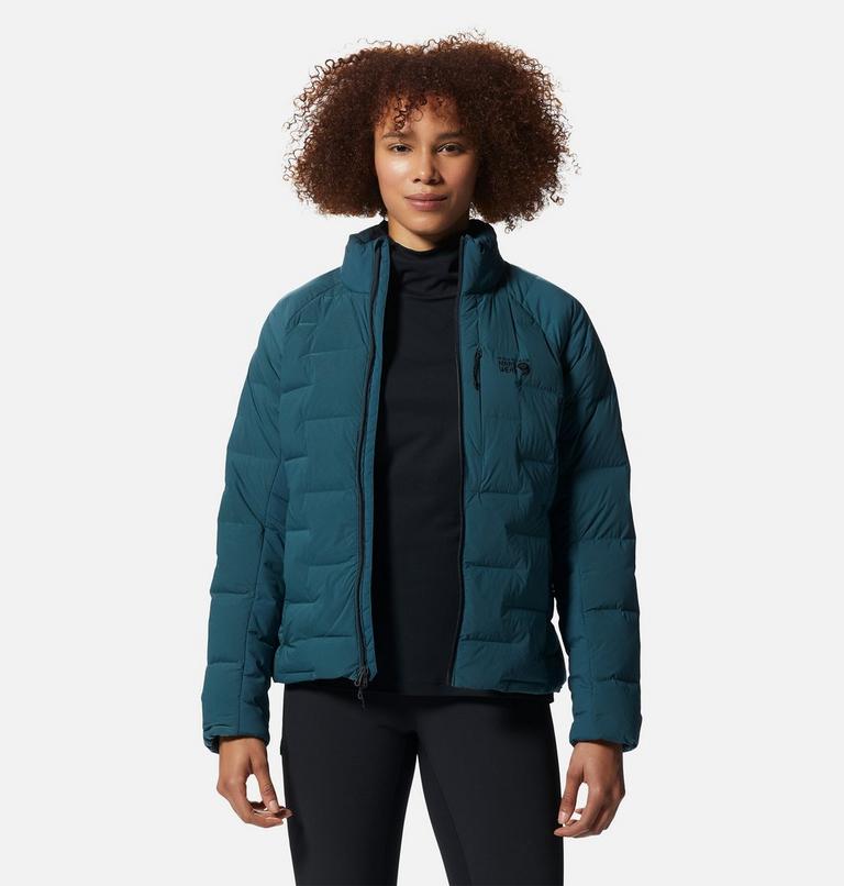 Manteau Stretchdown High-Hip Femme, Color: Dark Marsh, image 7