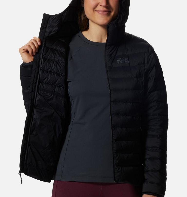 Manteau matelassé à capuchon avec fermeture éclair Deloro Femme, Color: Black, image 8