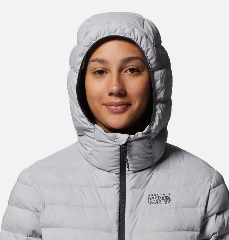 Women's Deloro Down Full Zip Hoody, Color: Glacial, image 4