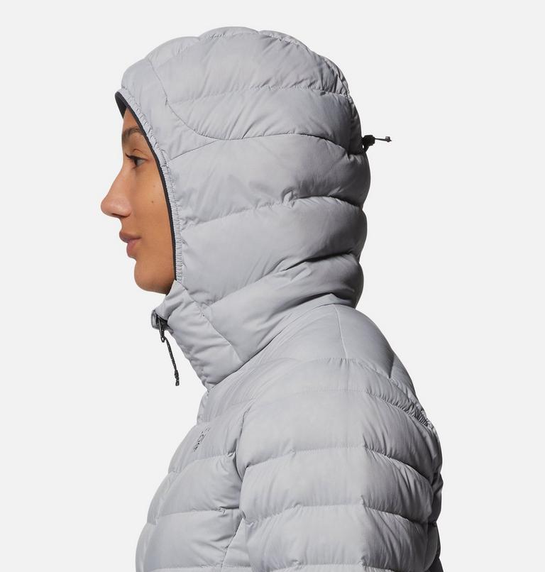 Women's Deloro Down Full Zip Hoody, Color: Glacial, image 5