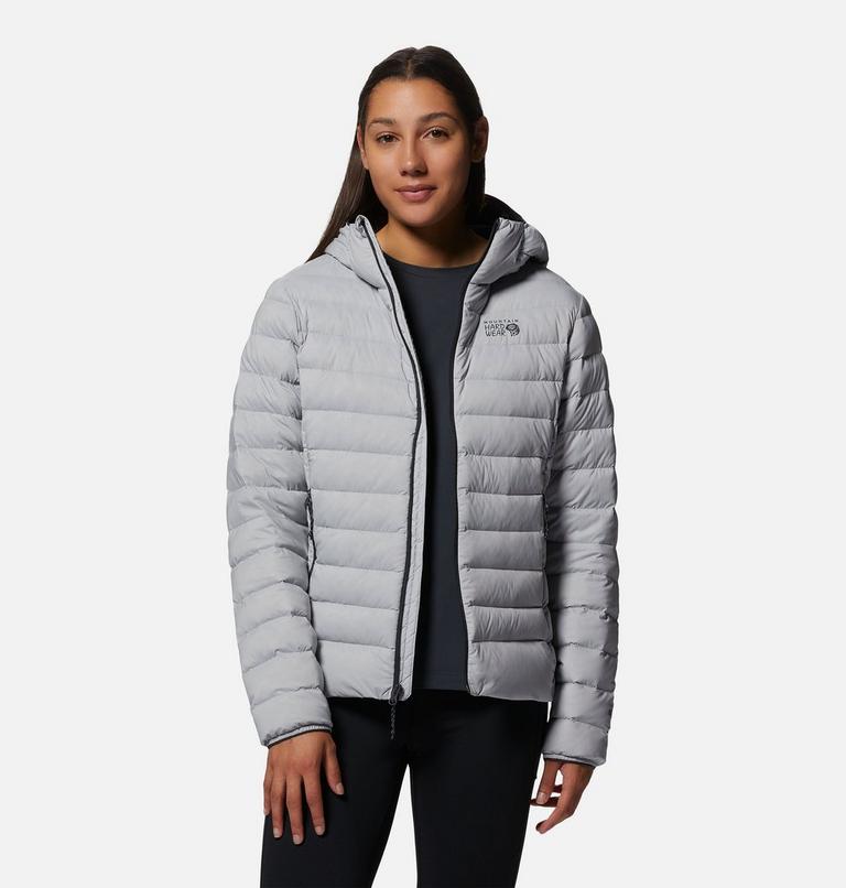 Women's Deloro Down Full Zip Hoody, Color: Glacial, image 10