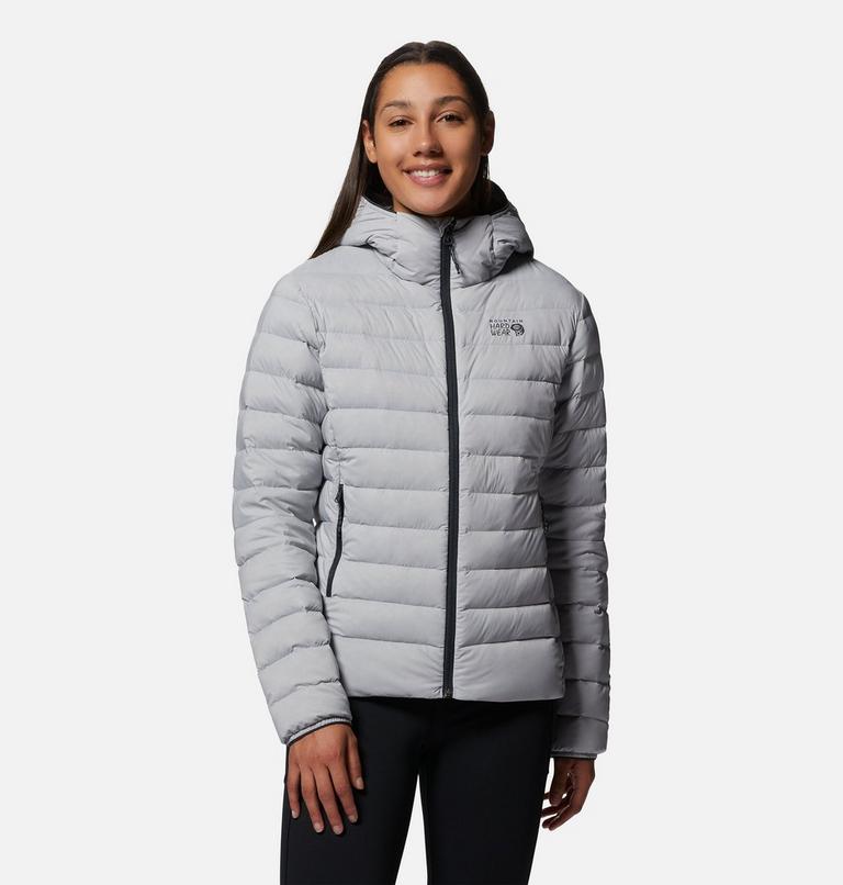 Women's Deloro Down Full Zip Hoody, Color: Glacial, image 1