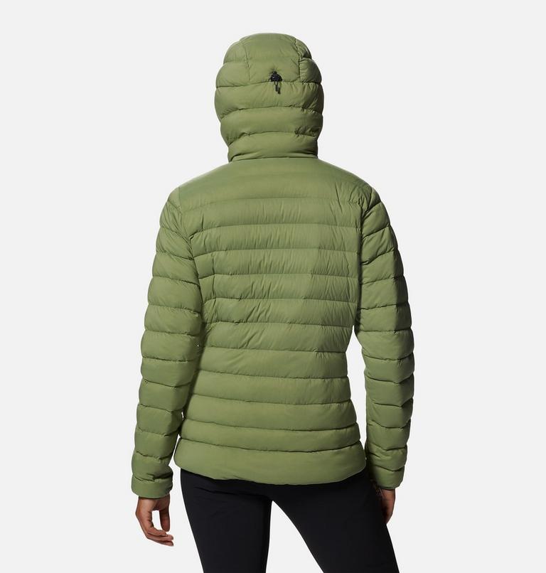 Women's Deloro Down Full Zip Hoody, Color: Light Cactus, image 2
