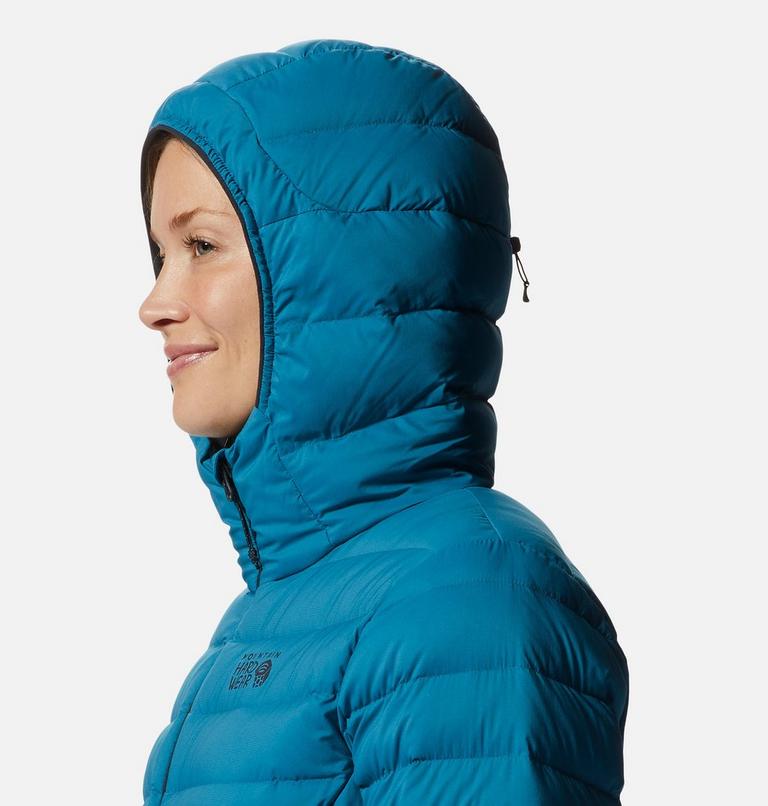 Manteau matelassé à capuchon avec fermeture éclair Deloro Femme, Color: Vinson Blue, image 5