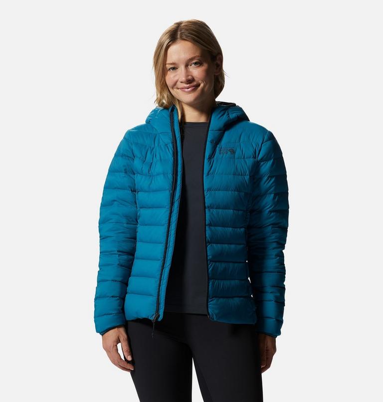 Manteau matelassé à capuchon avec fermeture éclair Deloro Femme, Color: Vinson Blue, image 10