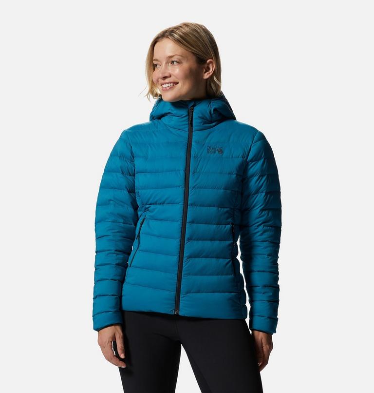 Manteau matelassé à capuchon avec fermeture éclair Deloro Femme, Color: Vinson Blue, image 1