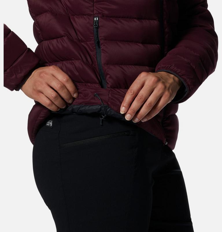 Manteau matelassé à capuchon avec fermeture éclair Deloro Femme, Color: Cocoa Red, image 7