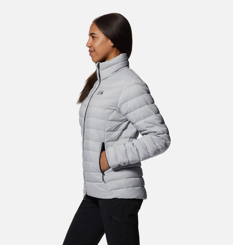 Women's Deloro Down Jacket, Color: Glacial, image 3