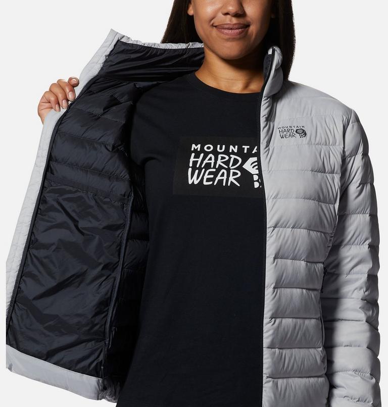 Women's Deloro Down Jacket, Color: Glacial, image 6
