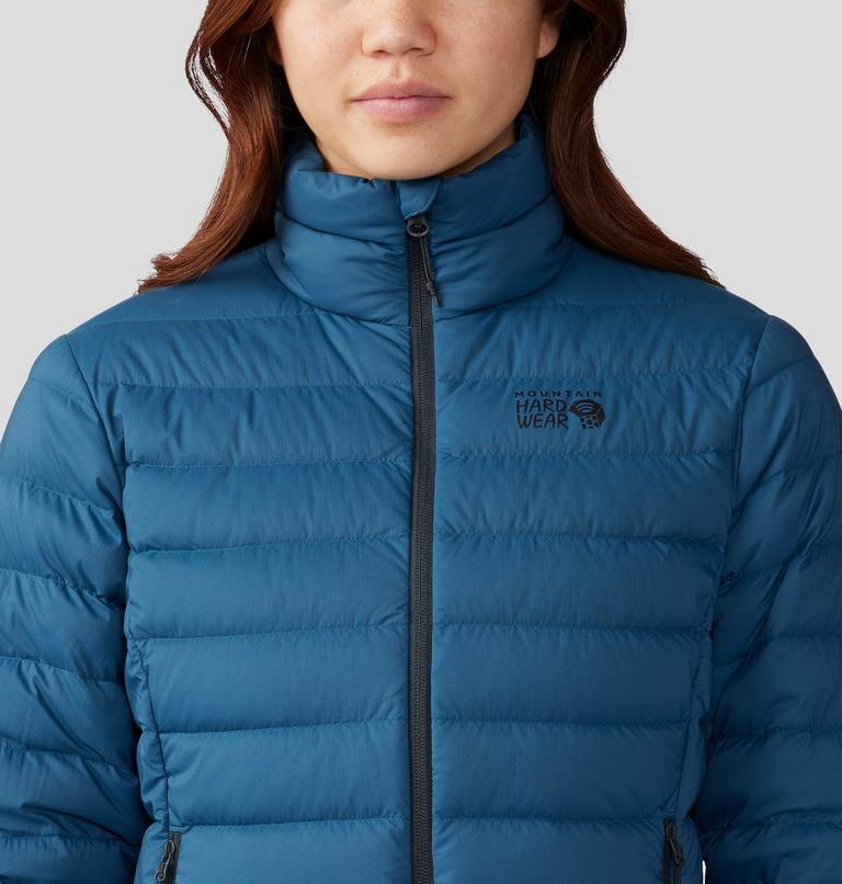 Women's Deloro Down Jacket, Color: Dark Caspian, image 4