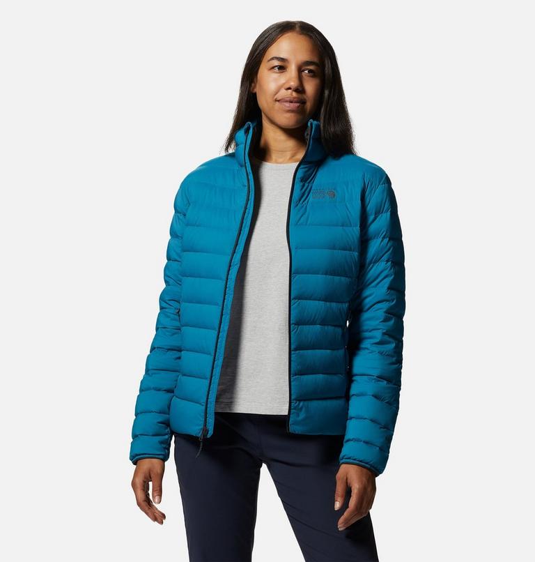 Women's Deloro Down Jacket, Color: Vinson Blue, image 8