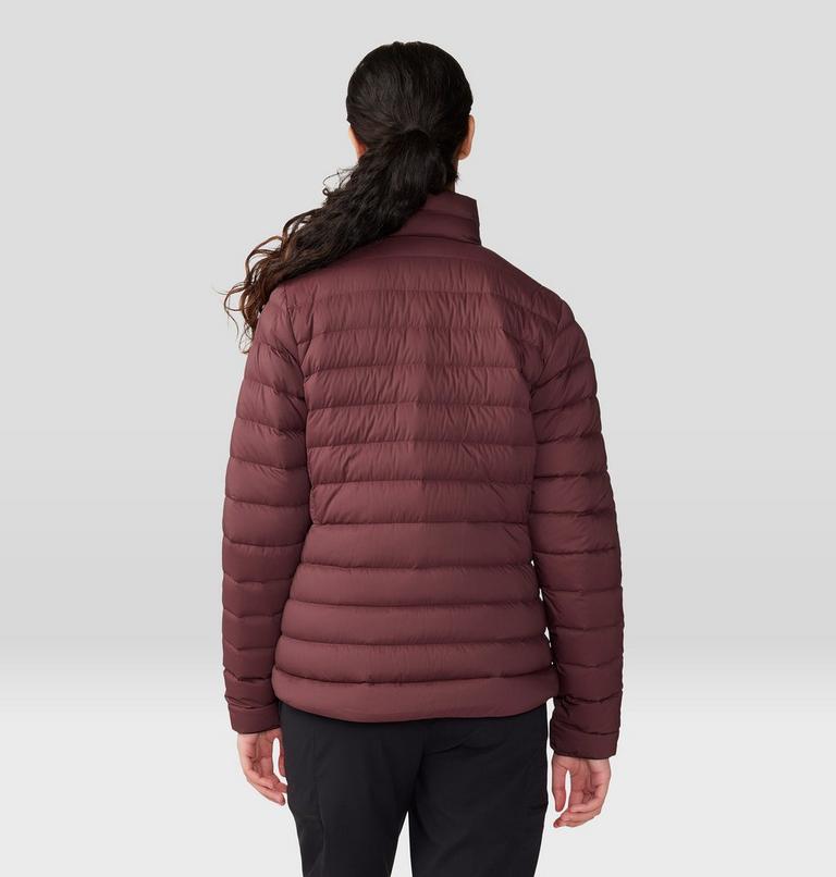 Women's Deloro Down Jacket, Color: Washed Raisin, image 2