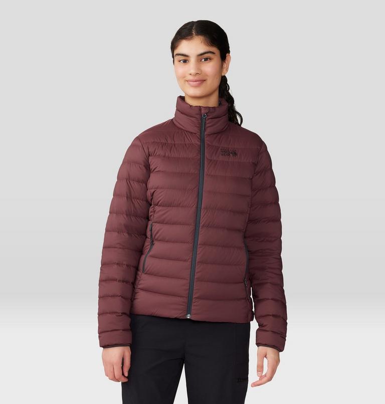 Women's Deloro Down Jacket, Color: Washed Raisin, image 1