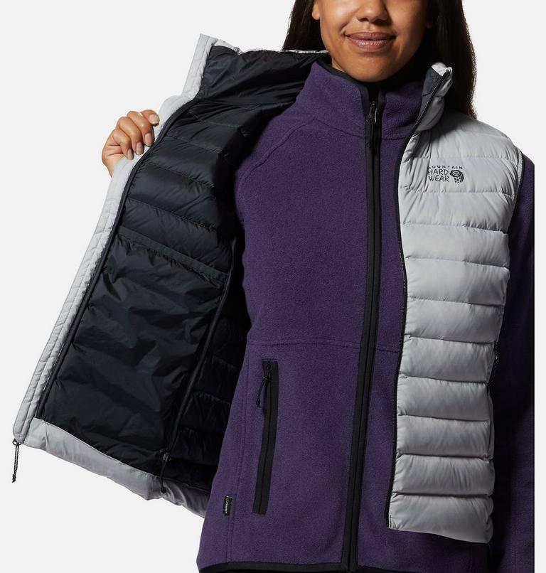 Women's Deloro Down Vest, Color: Glacial, image 7