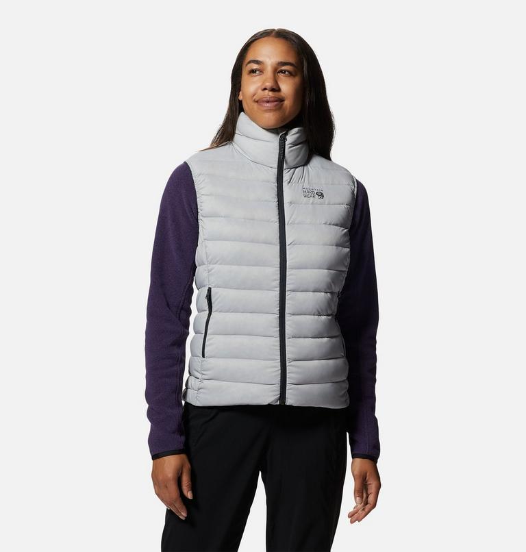 Women's Deloro Down Vest, Color: Glacial, image 8
