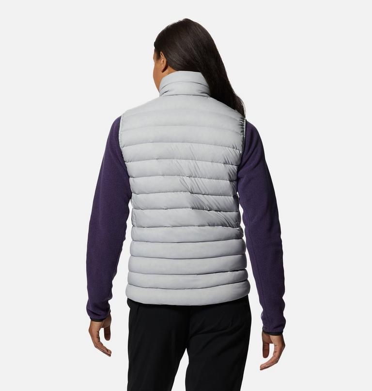 Women's Deloro Down Vest, Color: Glacial, image 2