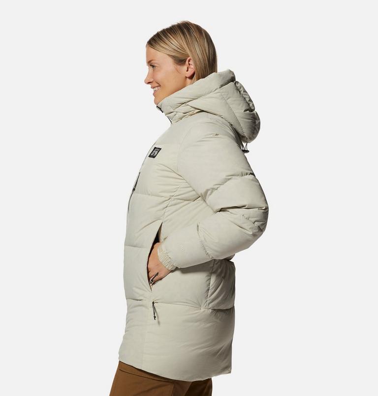 Women's Nevadan Down Parka, Color: Wild Oyster, image 3
