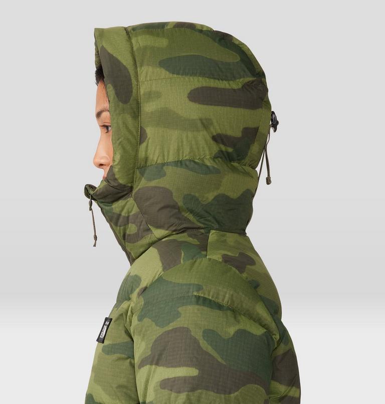 Women's Nevadan Down Parka, Color: Dark Pine Camo Print, image 5