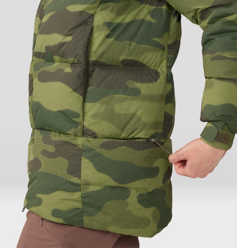 Women's Nevadan Down Parka, Color: Dark Pine Camo Print, image 6