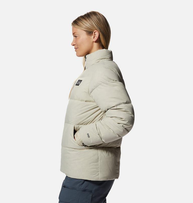 Women's Nevadan Down Jacket, Color: Wild Oyster, image 3