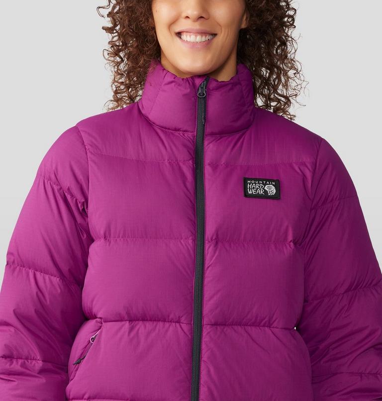 Women's Nevadan Down Jacket, Color: Berry Glow, image 4