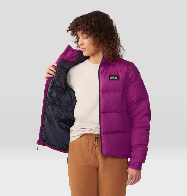 Women's Nevadan Down Jacket, Color: Berry Glow, image 5