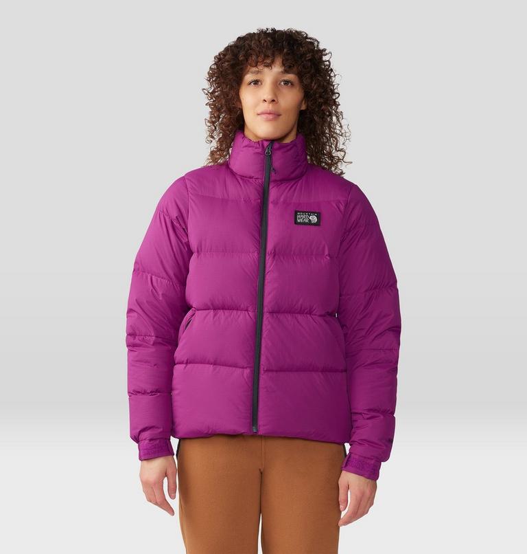 Women's Nevadan Down Jacket, Color: Berry Glow, image 10