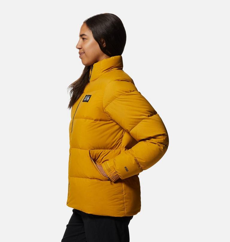 Women's Nevadan Down Jacket, Color: Gold Hour, image 3