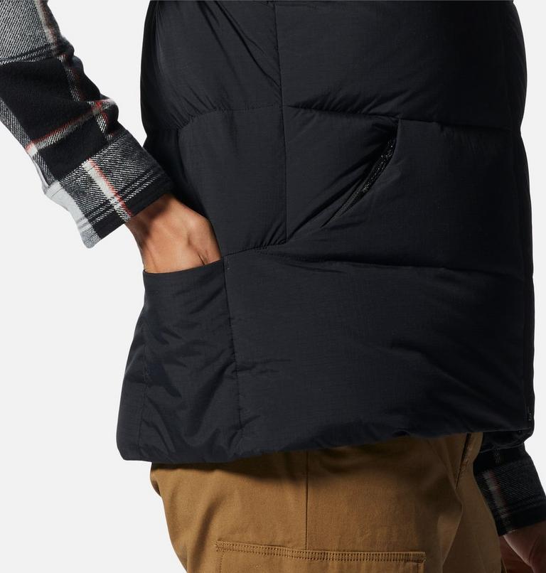 Women's Nevadan Down Vest, Color: Black, image 4